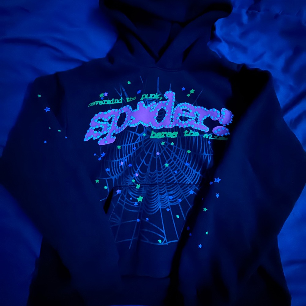Men's Black Spider Graphic Hoodie